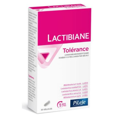 Pileje Lactibiane Tolérance 30 gélules
