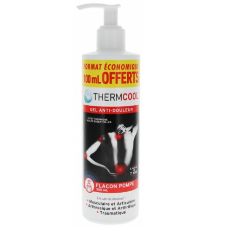 ThermCool Gel Anti-Douleur 200ml + 100ml Offert