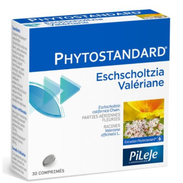 Pileje Phytostandard Eschscholtzia Valériane 30 comprimés