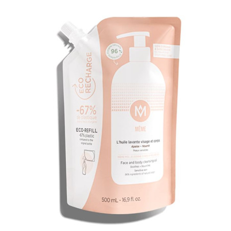 Même Recharge Huile Lavante Visage et Corps 500ml