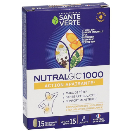 Santé Verte Nutralgic 1000 15 comprimés sécables