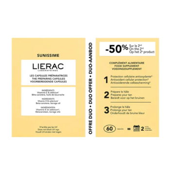 Lierac Sunissime Les Capsules Préparatrices Lot de 2x30 capsules