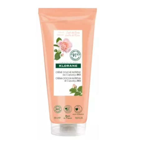 Klorane Crème Douche Nutritive Lait de Rose 200ml