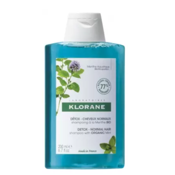 Klorane Shampoing Détox à la Menthe 200ml