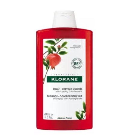 Klorane Shampoing Éclat Cheveux Colorés à la Grenade 400ml