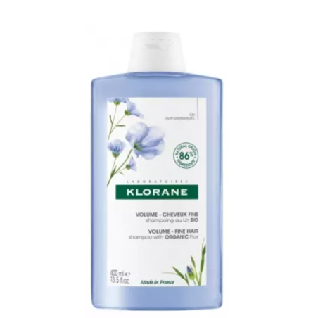 Klorane Shampoing Volume Cheveux Fin au Lin 400ml