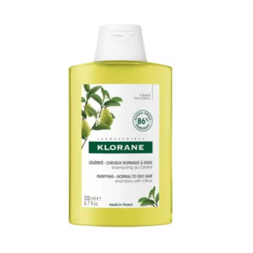 Klorane Shampoing Cheveux Normaux à Gras au Cédrat 200ml