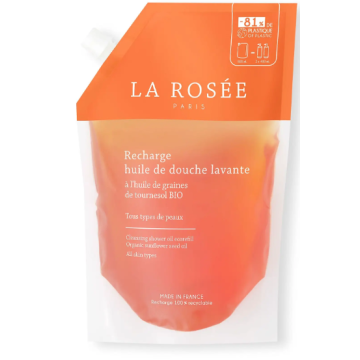 La Rosée Huile de Douche Lavante Éco-Recharge 800ml