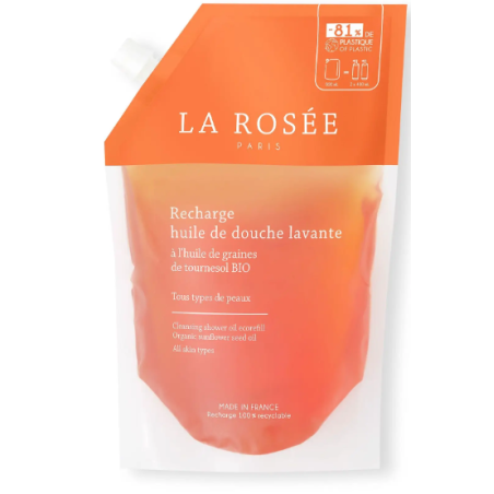 La Rosée Huile de Douche Lavante Éco-Recharge 800ml