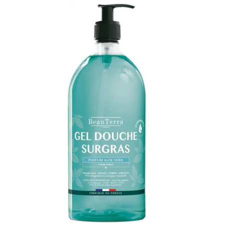 BeauTerra Gel Douche Surgras Aloe Vera 1L