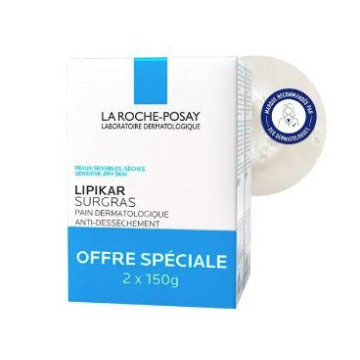 La Roche Posay Lipikar Pain Surgras 2 x 150g