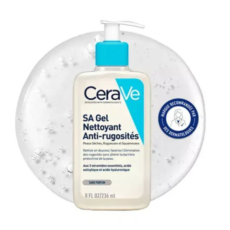 CeraVe SA Gel Nettoyant Anti-Rugosités 236ml