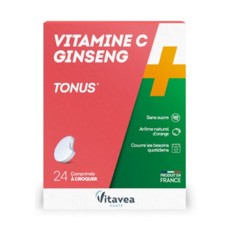 Vitavea Vitamine C Ginseng 24 comprimés