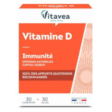 Vitavea Vitamine D 30 comprimés
