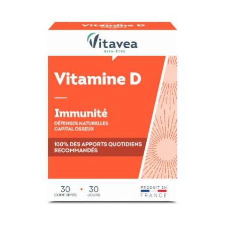 Vitavea Vitamine D 30 comprimés