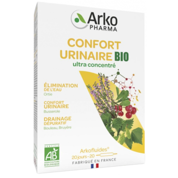 Arkopharma Arkofluides Confort Urinaire Bio 20 ampoules