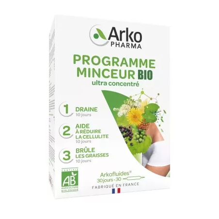 Arkopharma Arkofluides Programme Minceur 30 ampoules