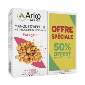 Arkopharma Arkogélules Fenugrec 2x40 gélules