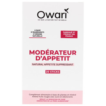 Owari Modérateur d'Appétit 20 sticks