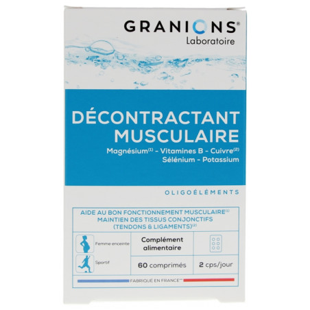 Granions Décontractant Musculaire 60 comprimés