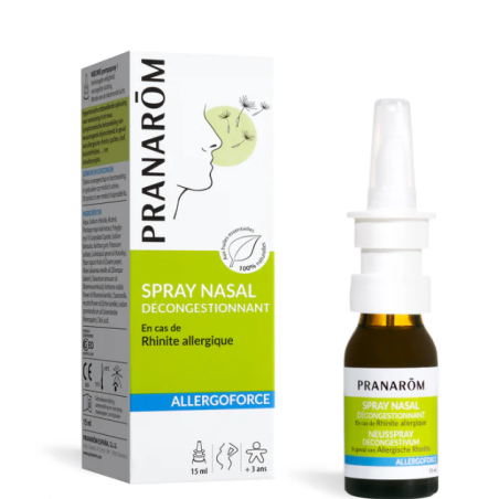 Pranarōm Spray Nasal Décongestionnant Rhinite Allergique 15ml