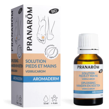 Pranarōm Solution Anti-Verrues Pieds et Mains 10ml