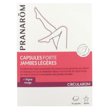 Pranarōm Circularom Capsules Forte Jambes Légères 30 capsules