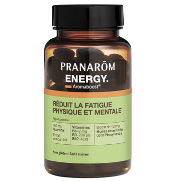 Pranarōm Aromaboost Énergie 60 capsules