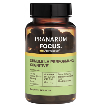 Pranarōm Aromaboost Focus Concentration 60 capsules