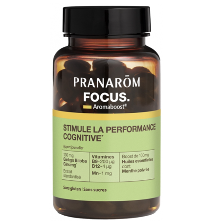 Pranarōm Aromaboost Focus Concentration 60 capsules