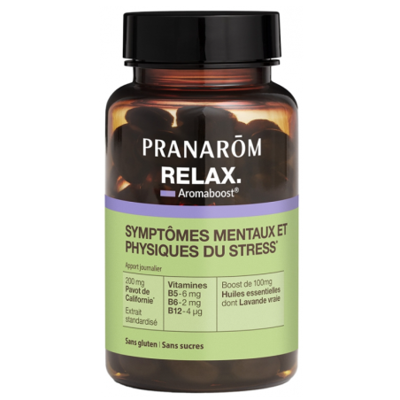 Pranarōm Aromaboost Relax Détente 60 capsules