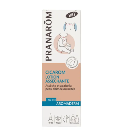 Pranarōm Aromaderm Cicarom Lotion Asséchante 40ml