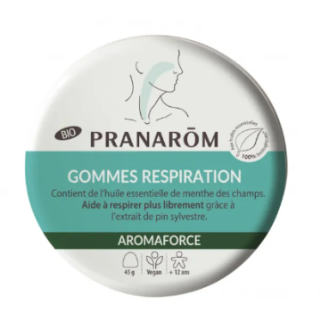 Pranarōm Aromaforce Gommes Respiration 45g