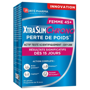 Forté Pharma XtraSlim Chrono Perte de Poids Femme 45+ 60 gélules