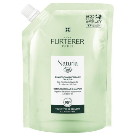 René Furterer Naturia Shampoing Micellaire Douceur Éco-Recharge 400ml