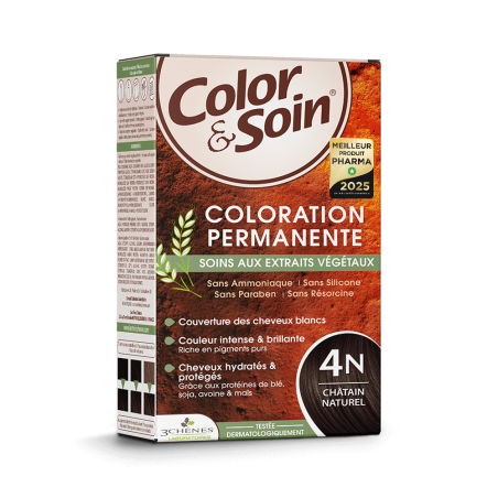 3 Chênes Color et Soin Châtain Naturel 4N