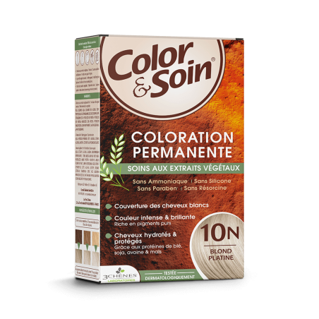 3 Chênes Color et Soin Blond Platine 10N
