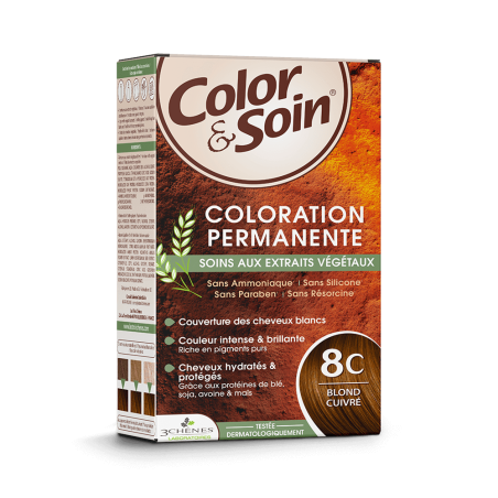 3 Chênes Color et Soin Blond Cuivré 8C