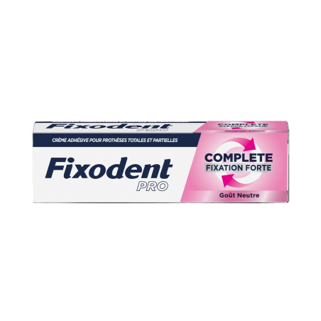 Fixodent Pro Complete Fixation Forte Gôut Neutre 47g