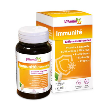 Vitamin 22 Immunité 30 comprimés