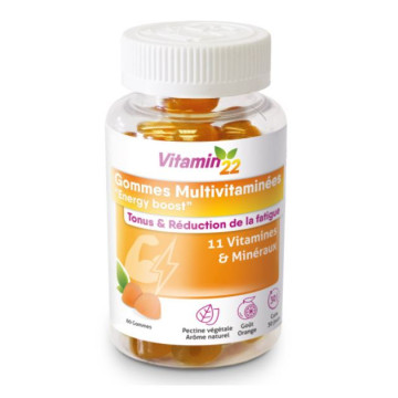 Ineldea Vitamin 22 Multivitaminées Energy Boost 60 gommes
