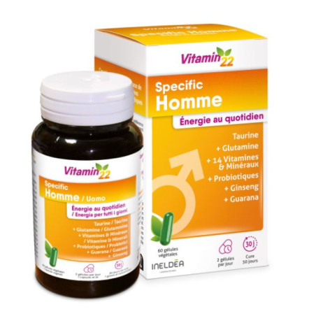 Vitamin 22 Specific Homme 60 gélules