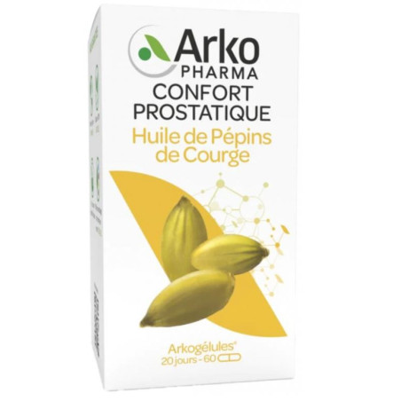 Arkopharma Huile de Pépins de Courge 60 capsules