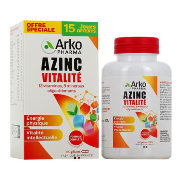Arkopharma Azinc Vitalité 150 gélules