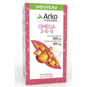 Arkopharma Oméga 3-6-9 60 gélules