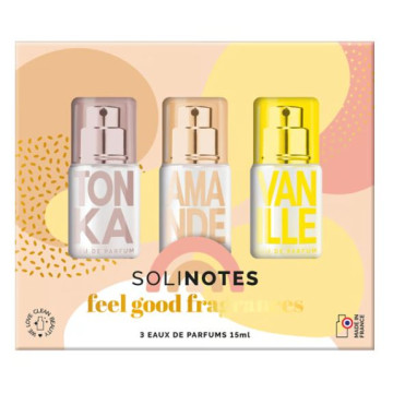 Solinotes Coffret Trio Eau de Parfum Vanille, Amande, Tonka