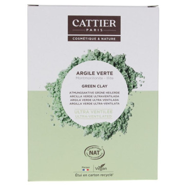 Cattier Argile Verte Ultraventilée BIO 250g