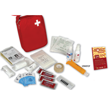 Trousse voyage Tissu Rouge
