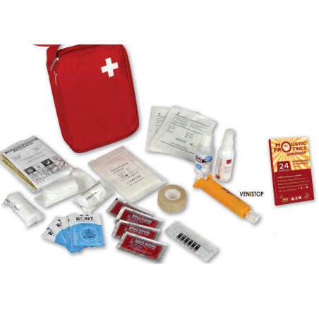 Trousse voyage Tissu Rouge