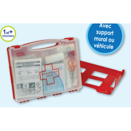 Trousse Multi Pharma 30 avec Support Mural